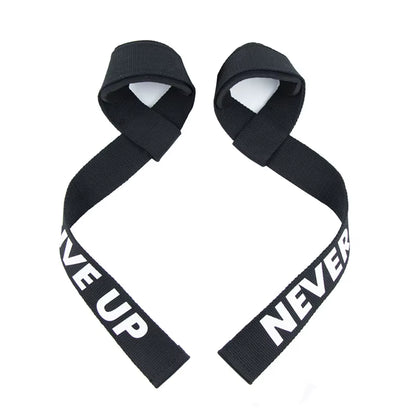 1 Pair Weight Lifting Wrist Straps Gym Fitness Lifting Straps Strength Training Gym Weight Lifting Belt with Non Slip Flex Gel